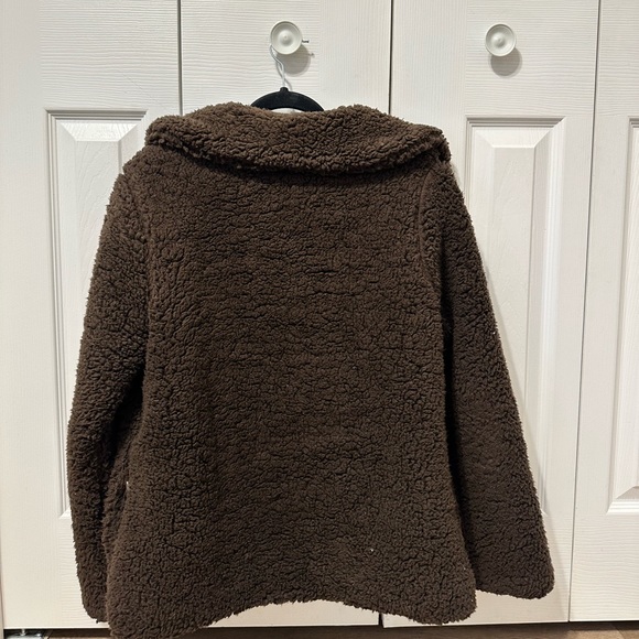 SUPER SOFT TEDDY COAT (BROWN) - Picture 2 of 4